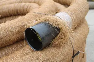 Drenažinis vamzdis su kokoso pluoštu 50m rulonas Trakai Vilnius
