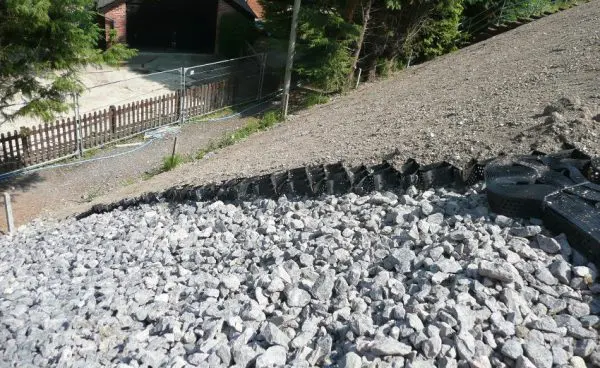 Geokorys šlaitų tvirtinimui