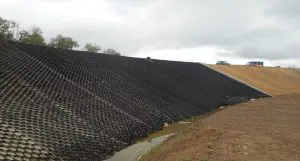 Geokorys šlaitų tvirtinimui