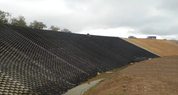 Geokorys šlaitų tvirtinimui