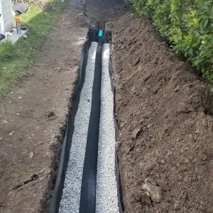 Drenažinis vamzdis su geotekstile 50m rulonas Trakai Vilnius