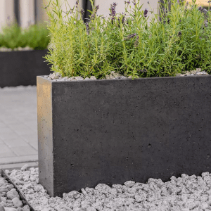 Betoninis vazonas antracitas Vilnius Trakai