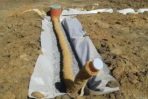 Drenažinis vamzdis su kokoso pluoštu 50m rulonas Trakai Vilnius