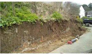 Gabiono vietos paruošimas