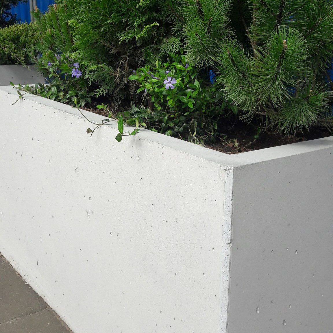 Betoninis vazonas baltas Vilnius